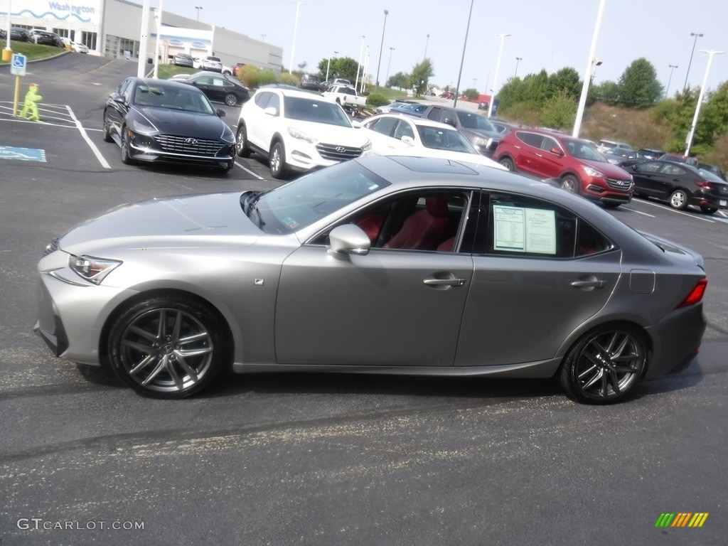 2017 IS 300 AWD - Silver Lining Metallic / Rioja Red photo #8