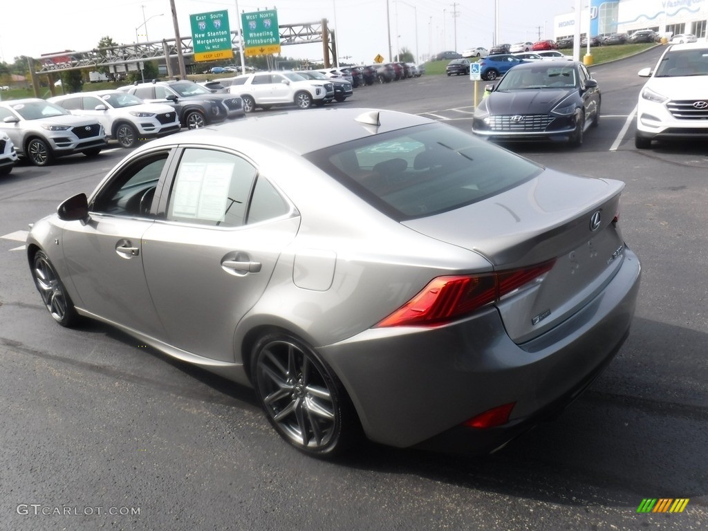 2017 IS 300 AWD - Silver Lining Metallic / Rioja Red photo #9
