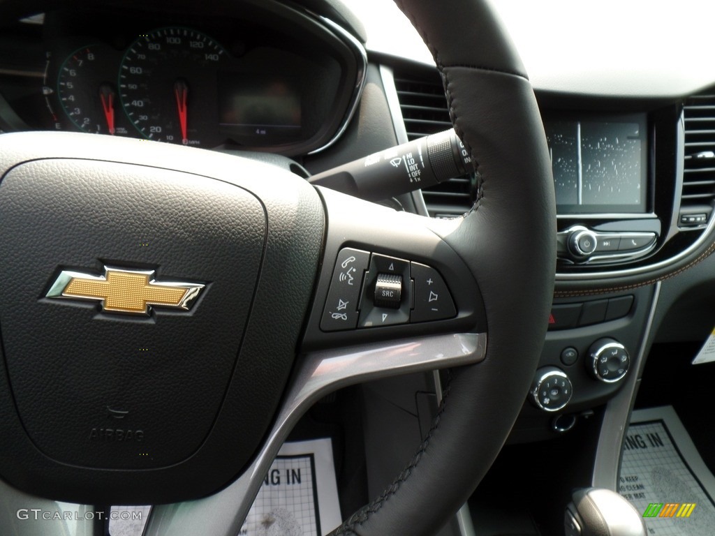 2021 Chevrolet Trax LT AWD Jet Black Steering Wheel Photo #139568792
