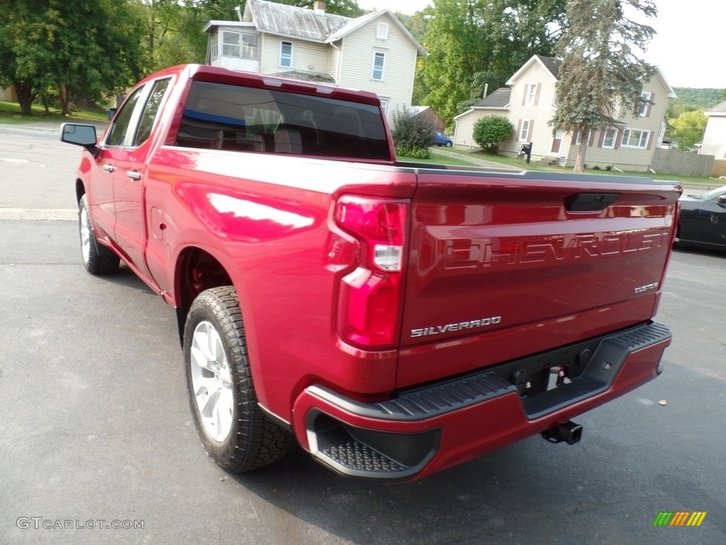 2020 Silverado 1500 Custom Double Cab 4x4 - Cajun Red Tintcoat / Jet Black photo #9