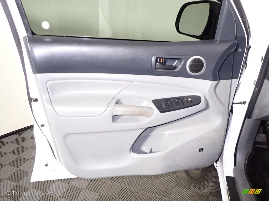 2013 Tacoma V6 TRD Double Cab 4x4 - Super White / Graphite photo #15