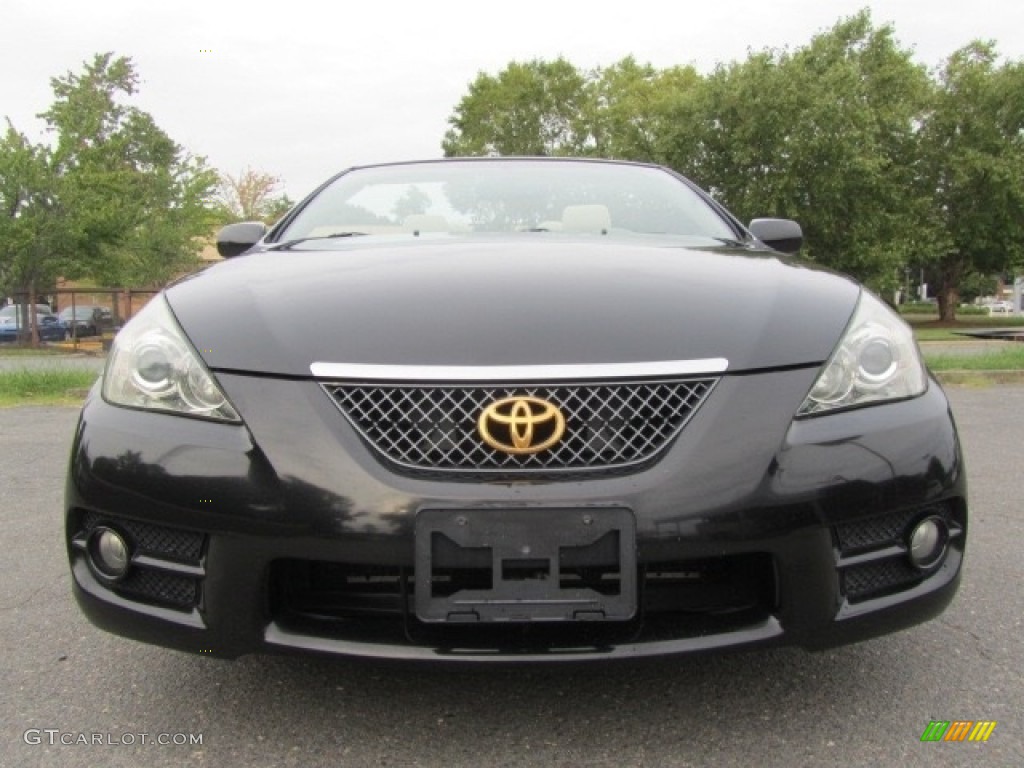 2008 Solara SLE V6 Convertible - Black / Ivory photo #4