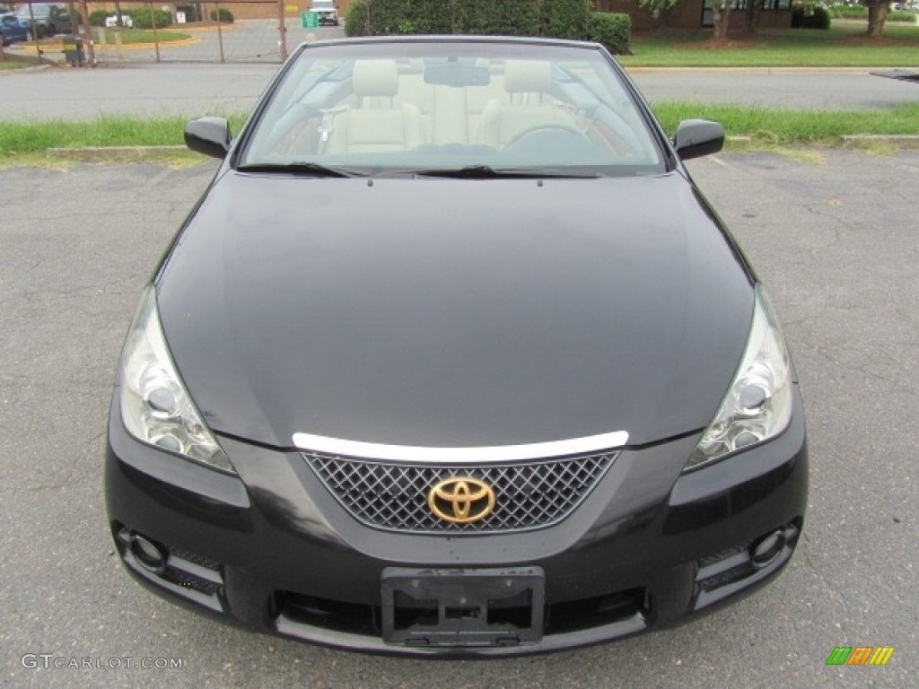 2008 Solara SLE V6 Convertible - Black / Ivory photo #5
