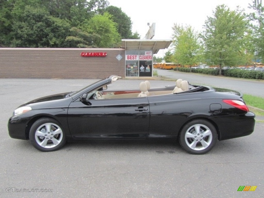 2008 Solara SLE V6 Convertible - Black / Ivory photo #7