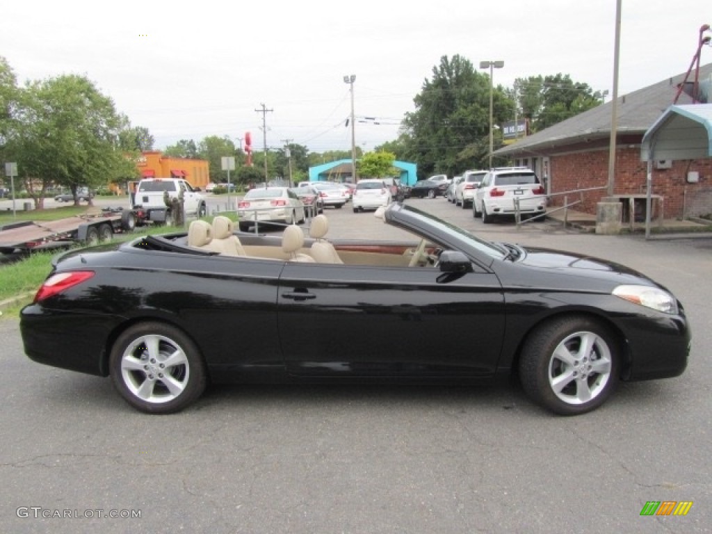 2008 Solara SLE V6 Convertible - Black / Ivory photo #11