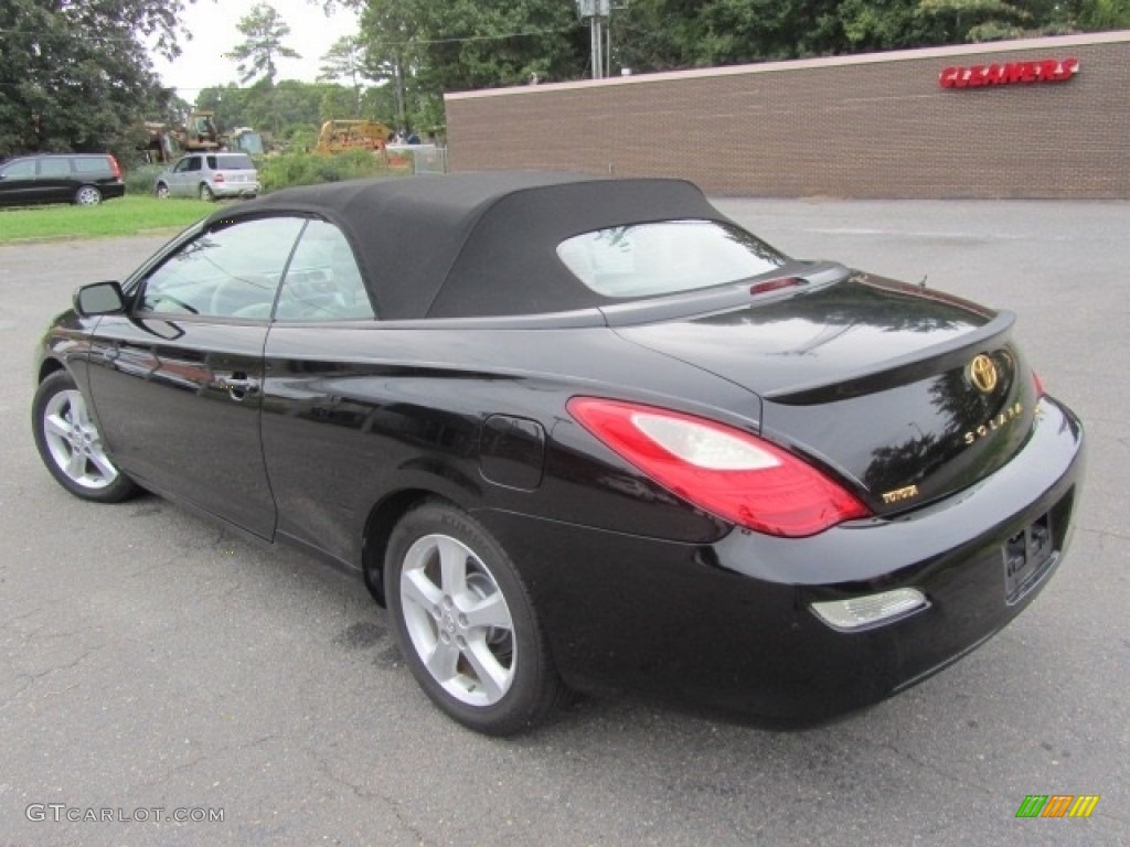 2008 Solara SLE V6 Convertible - Black / Ivory photo #14