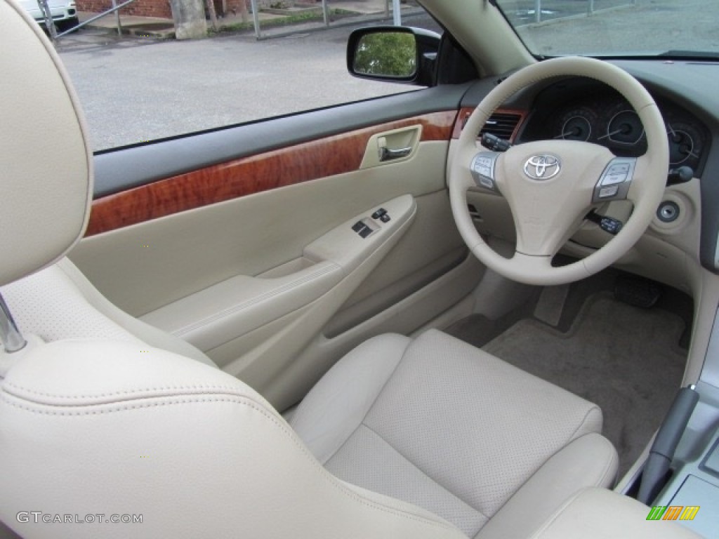 2008 Solara SLE V6 Convertible - Black / Ivory photo #15
