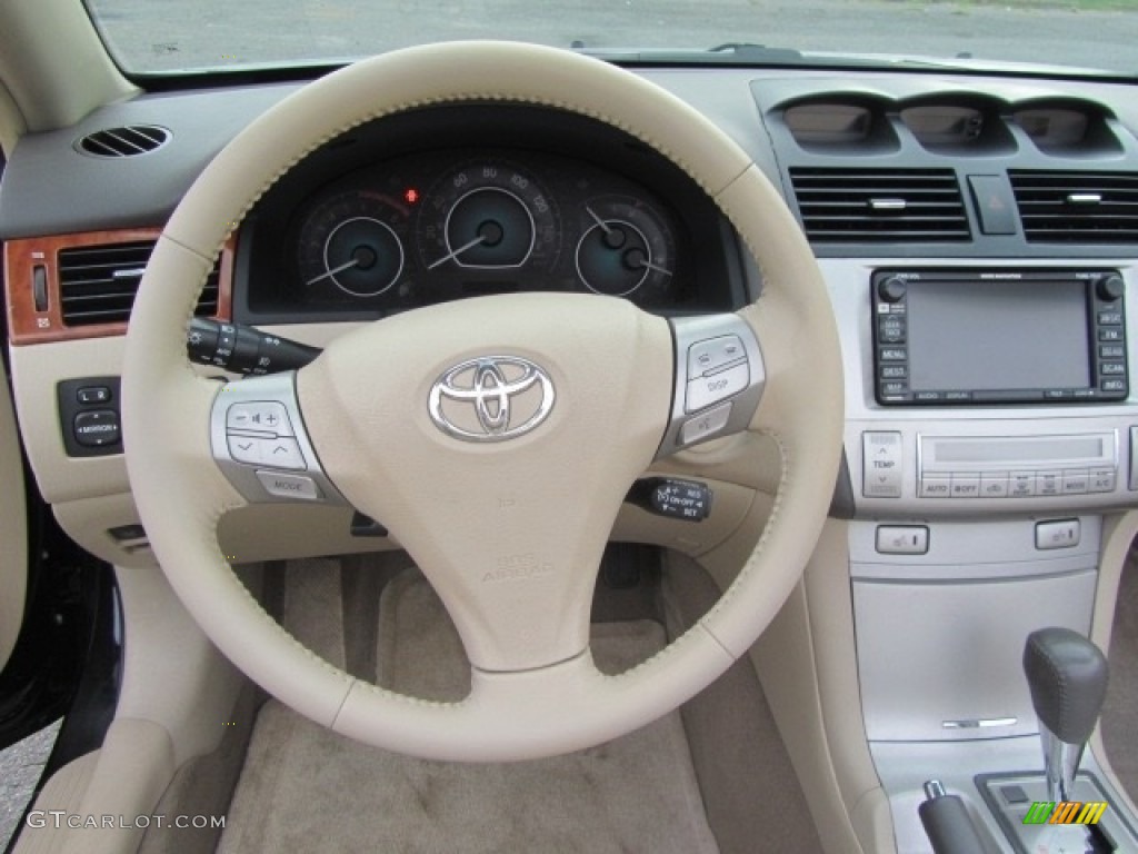 2008 Solara SLE V6 Convertible - Black / Ivory photo #18