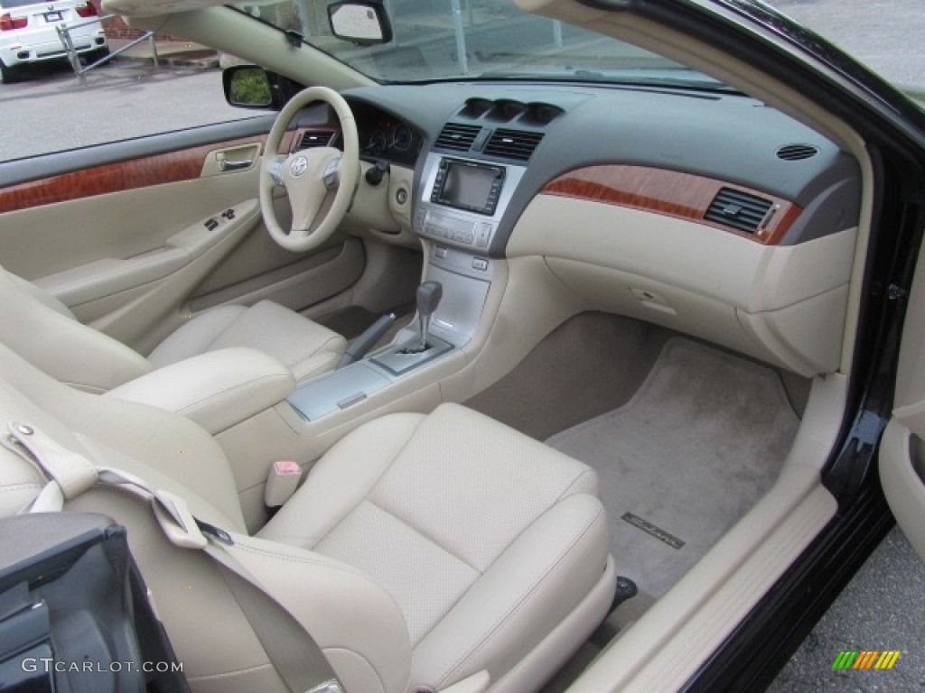 2008 Solara SLE V6 Convertible - Black / Ivory photo #23
