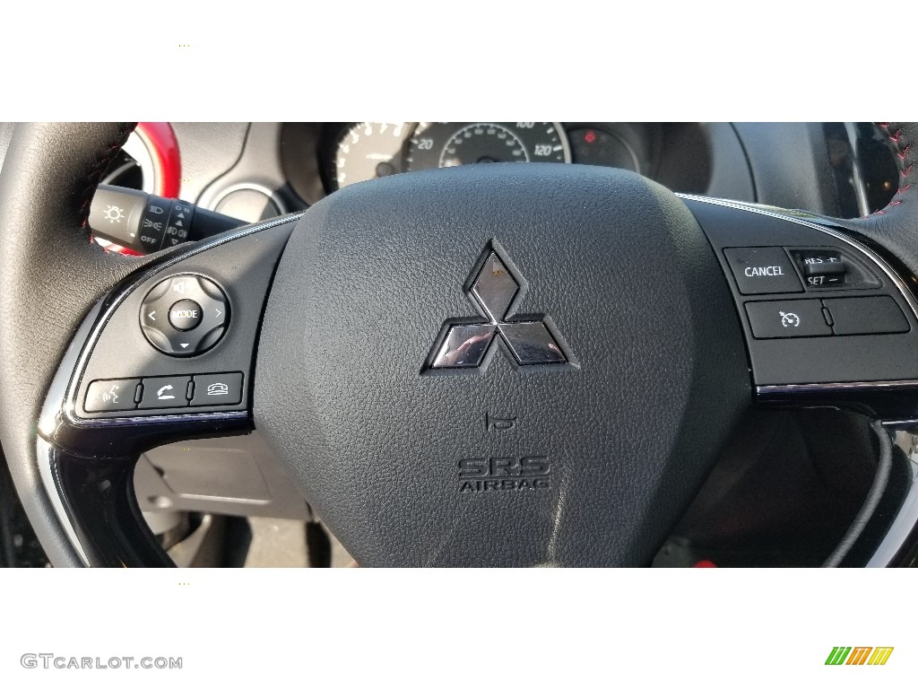 2020 Mitsubishi Mirage Limited Edition Black Steering Wheel Photo #139572138