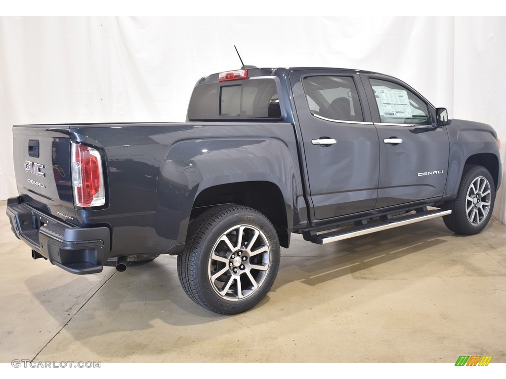 2021 Canyon Denali Crew Cab 4WD - Hunter Metallic / Cocoa/Dark Atmosphere photo #2