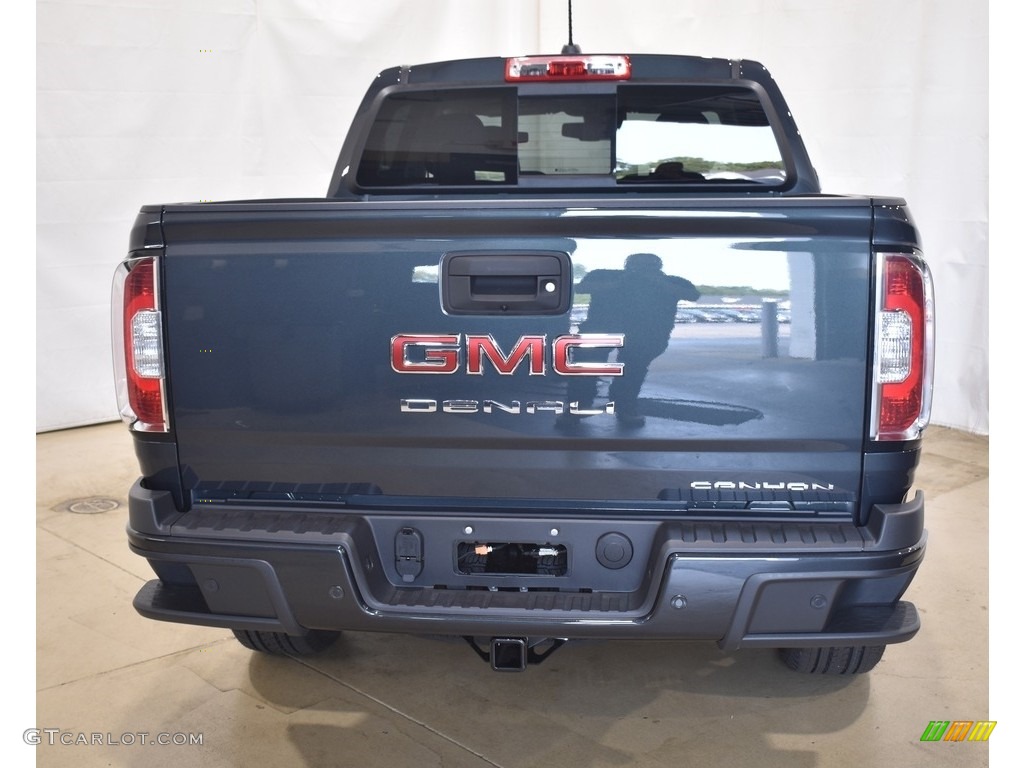 2021 Canyon Denali Crew Cab 4WD - Hunter Metallic / Cocoa/Dark Atmosphere photo #3