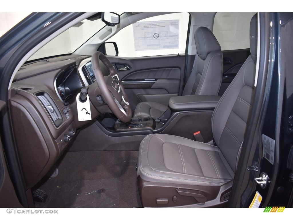 Cocoa/Dark Atmosphere Interior 2021 GMC Canyon Denali Crew Cab 4WD Photo #139572249