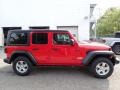 2021 Firecracker Red Jeep Wrangler Unlimited Sport 4x4  photo #4