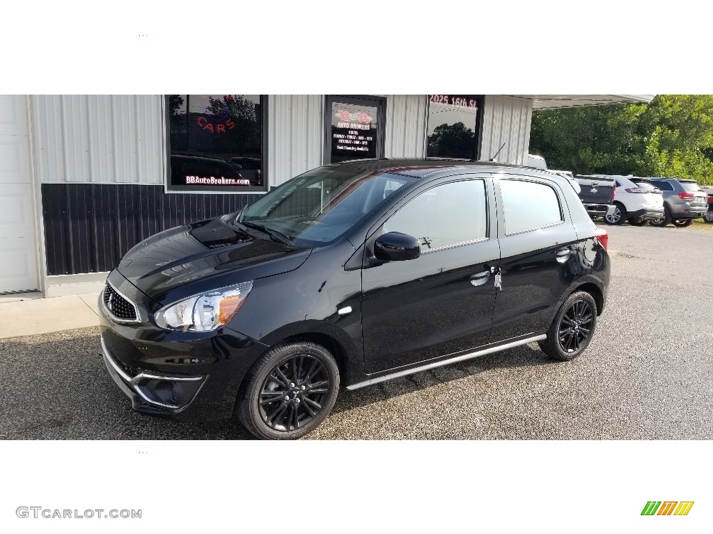 Mystic Black Metallic 2020 Mitsubishi Mirage Limited Edition Exterior Photo #139572498