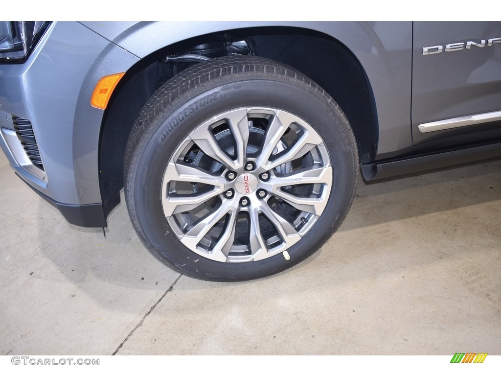 2021 Yukon Denali 4WD - Satin Steel Metallic / Teak/­Light Shale photo #5