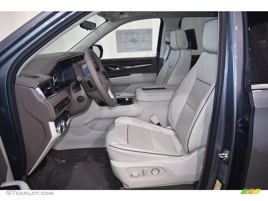 Teak/­Light Shale Interior 2021 GMC Yukon Denali 4WD Photo #139572702