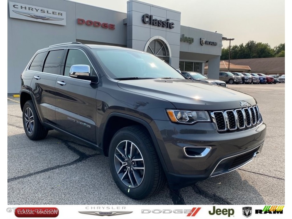 2020 Grand Cherokee Limited 4x4 - Granite Crystal Metallic / Black photo #1