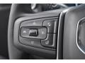 2020 GMC Sierra 1500 Jet Black Interior Steering Wheel Photo