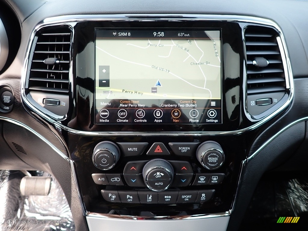 2020 Jeep Grand Cherokee Summit 4x4 Controls Photo #139573626