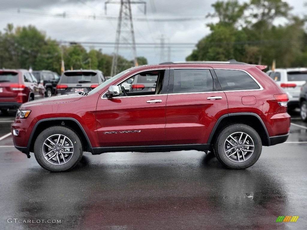 Velvet Red Pearl 2020 Jeep Grand Cherokee Limited 4x4 Exterior Photo #139573665
