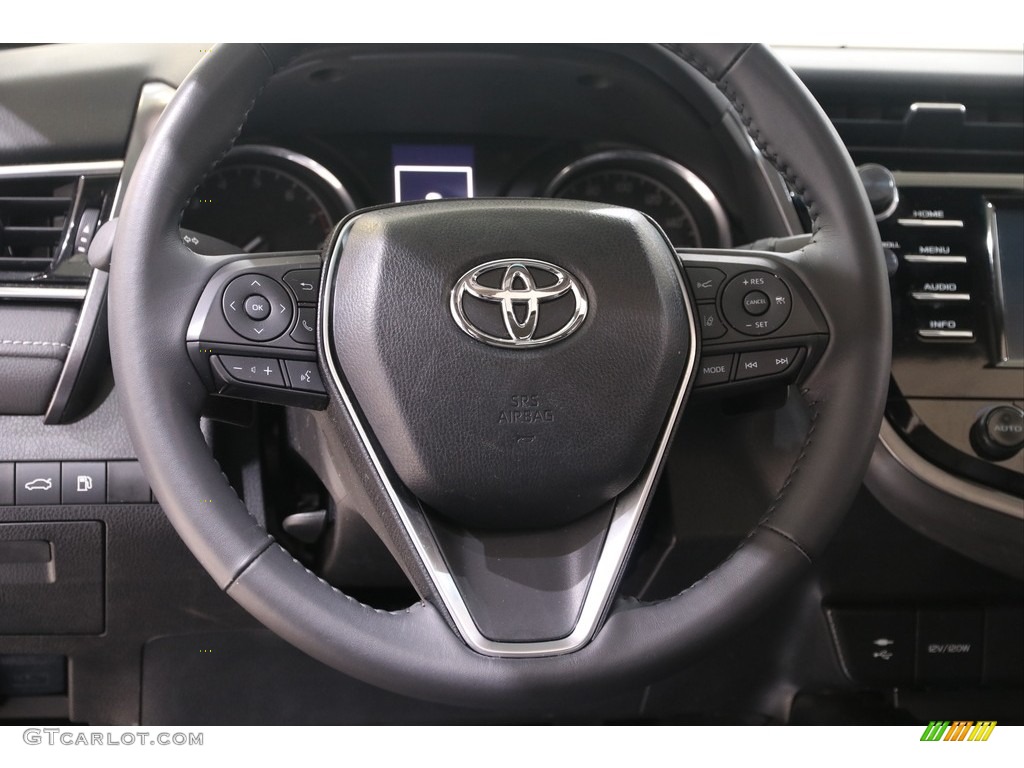 2018 Camry XLE - Blue Streak Metallic / Black photo #6