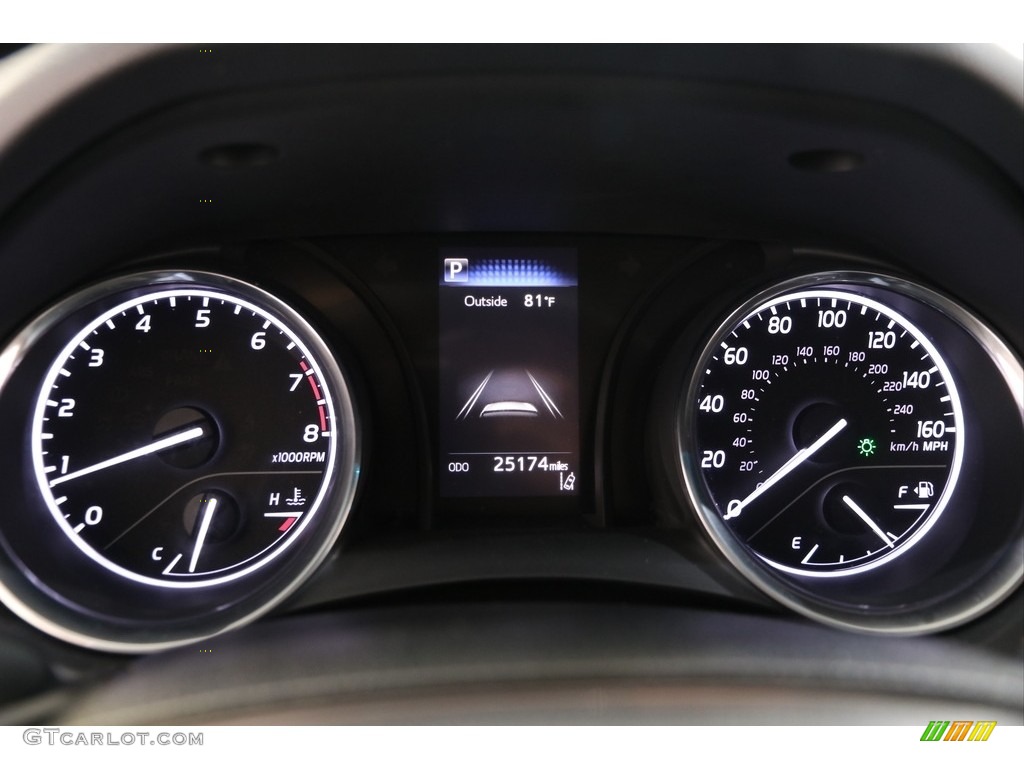 2018 Camry XLE - Blue Streak Metallic / Black photo #7