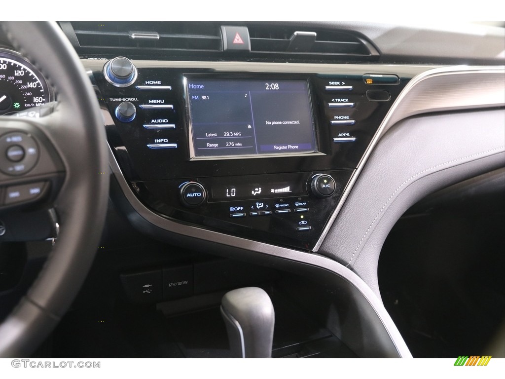 2018 Camry XLE - Blue Streak Metallic / Black photo #8