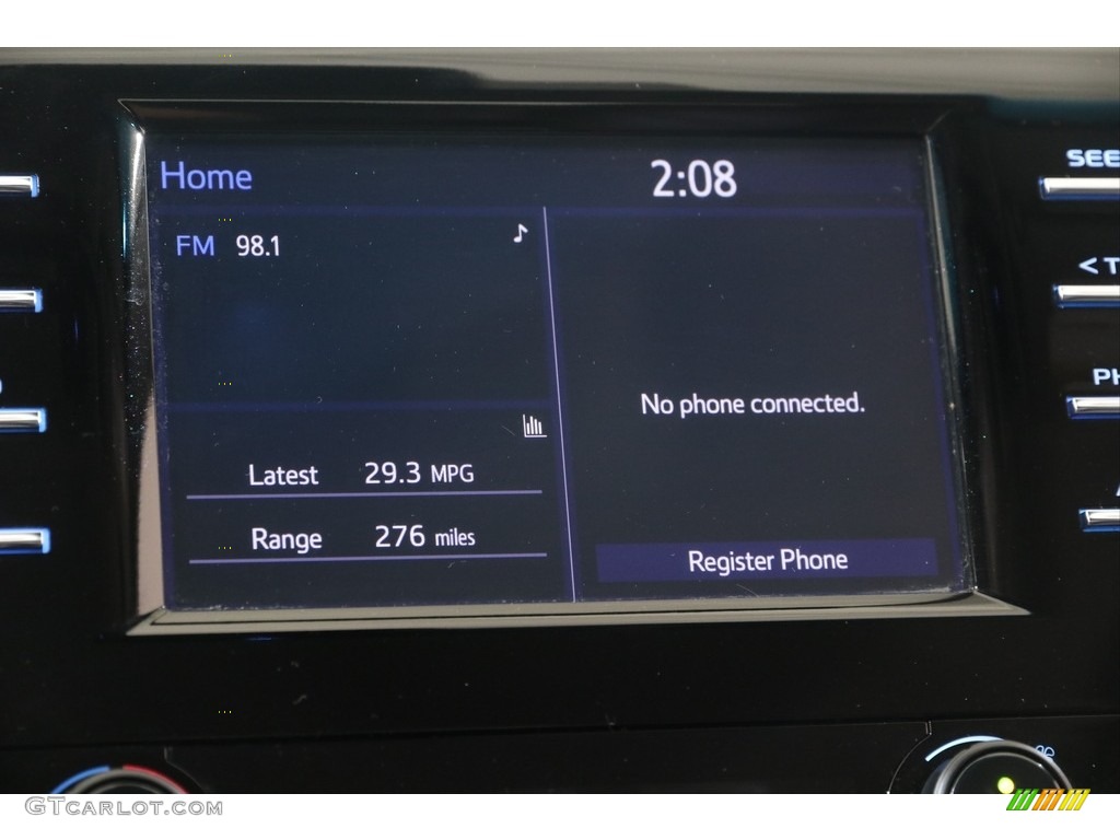 2018 Camry XLE - Blue Streak Metallic / Black photo #9