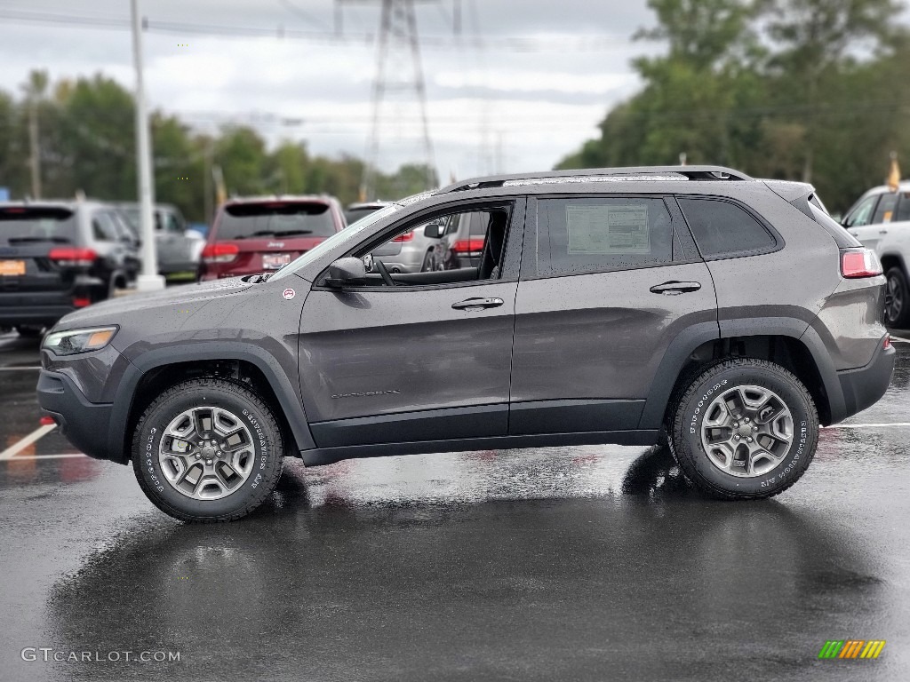 Granite Crystal Metallic 2020 Jeep Cherokee Trailhawk 4x4 Exterior Photo #139574688