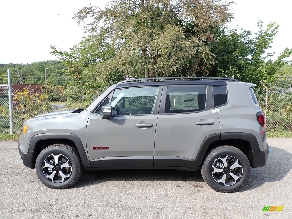 Sting-Gray 2020 Jeep Renegade Trailhawk 4x4 Exterior Photo #139574879