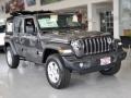 2021 Granite Crystal Metallic Jeep Wrangler Unlimited Sport 4x4  photo #1