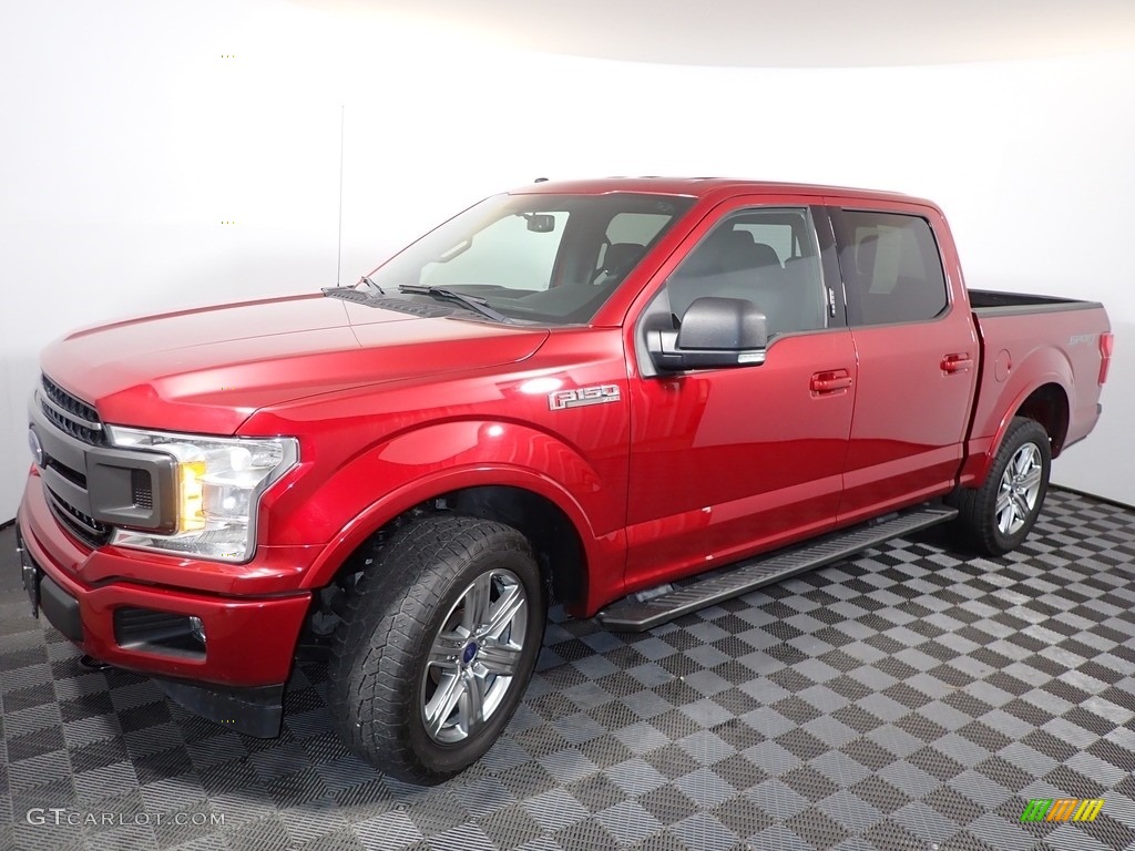 2018 F150 XLT SuperCrew 4x4 - Race Red / Black photo #7