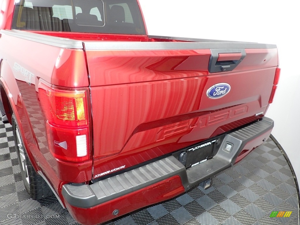 2018 F150 XLT SuperCrew 4x4 - Race Red / Black photo #11