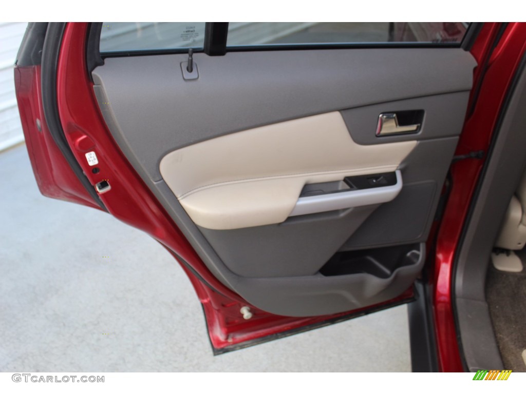 2014 Ford Edge Limited EcoBoost Medium Light Stone Door Panel Photo #139575234