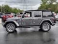 2021 Granite Crystal Metallic Jeep Wrangler Unlimited Sahara 4x4  photo #3