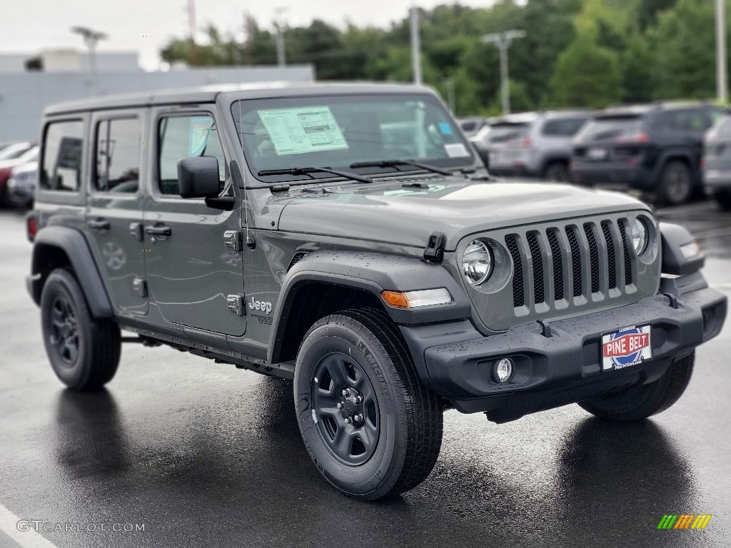 2021 Wrangler Unlimited Sport 4x4 - Sting-Gray / Black photo #1