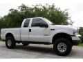 2002 Oxford White Ford F350 Super Duty XLT SuperCab 4x4  photo #3