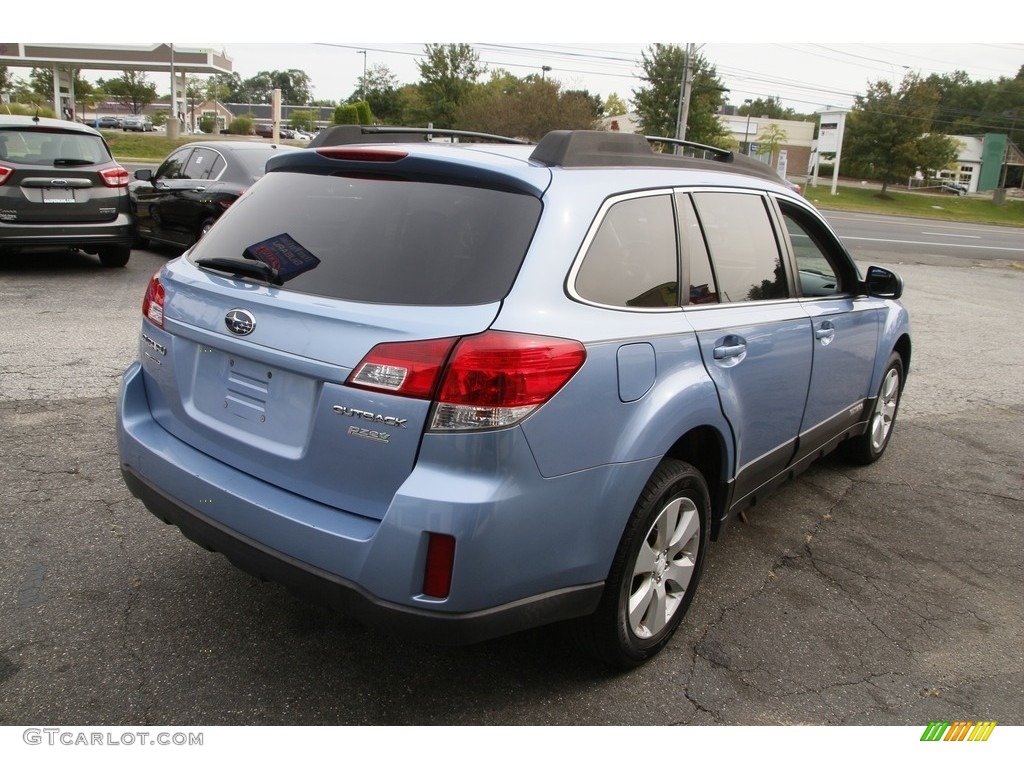 2011 Outback 2.5i Premium Wagon - Sky Blue Metallic / Off Black photo #5