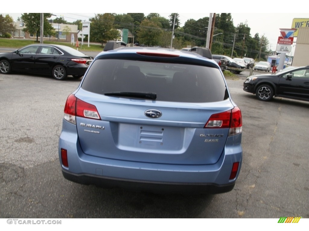 2011 Outback 2.5i Premium Wagon - Sky Blue Metallic / Off Black photo #6