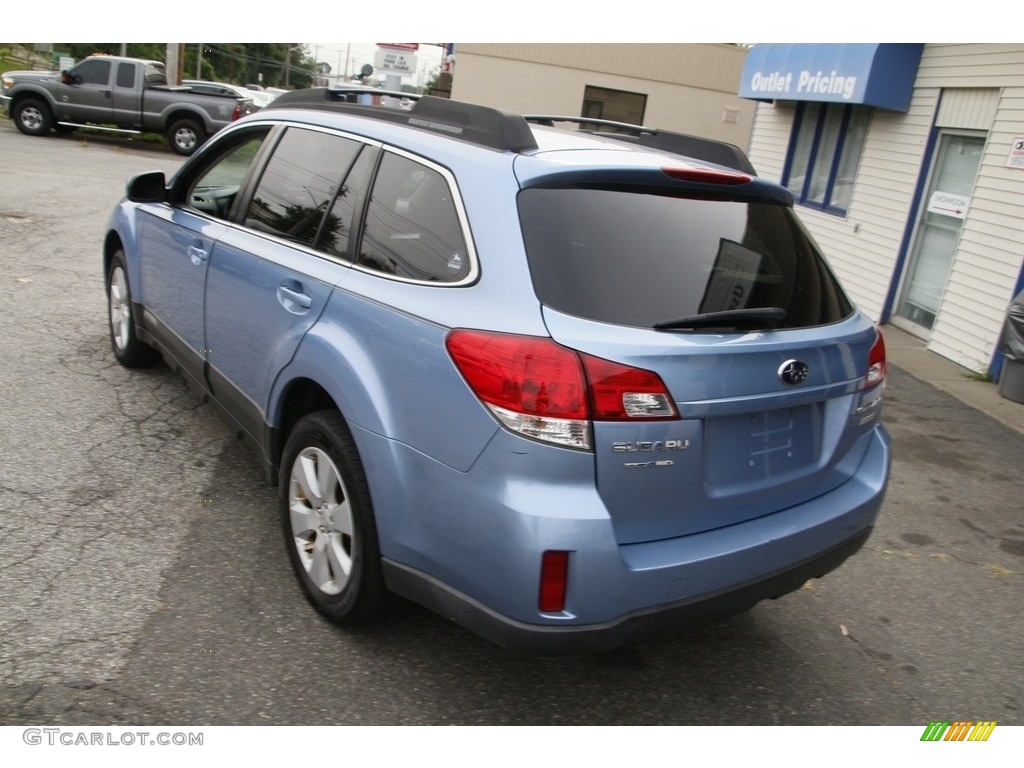 2011 Outback 2.5i Premium Wagon - Sky Blue Metallic / Off Black photo #7