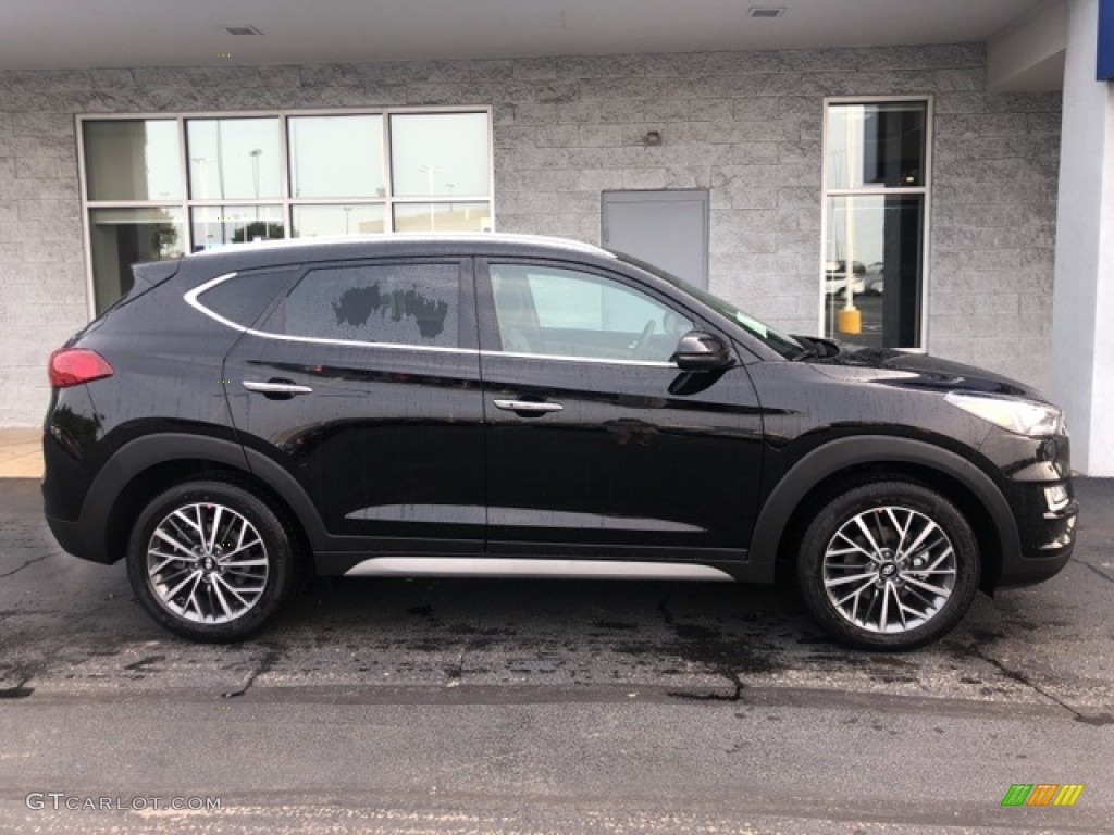 Black Noir Pearl 2021 Hyundai Tucson Limited AWD Exterior Photo #139578510