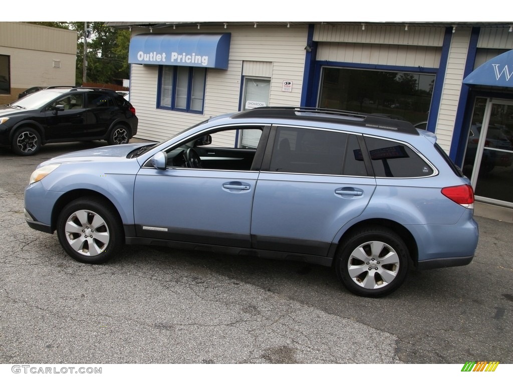 2011 Outback 2.5i Premium Wagon - Sky Blue Metallic / Off Black photo #8