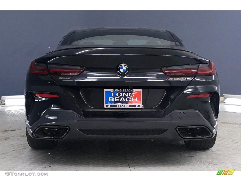 2021 8 Series M850i xDrive Coupe - Black Sapphire Metallic / Fiona Red/Black photo #4