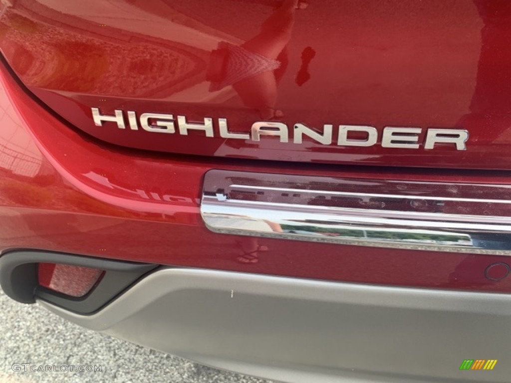 2020 Highlander Platinum AWD - Ruby Flare Pearl / Harvest Beige photo #29