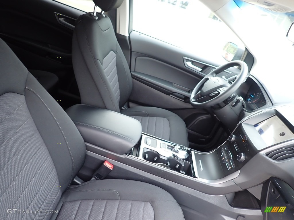 Ebony Interior 2020 Ford Edge SE AWD Photo #139580682