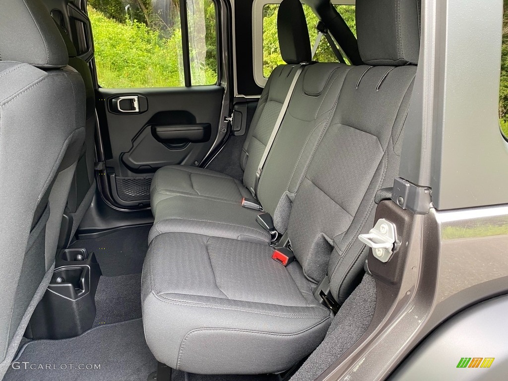 Black Interior 2021 Jeep Wrangler Unlimited Sport 4x4 Photo #139580802