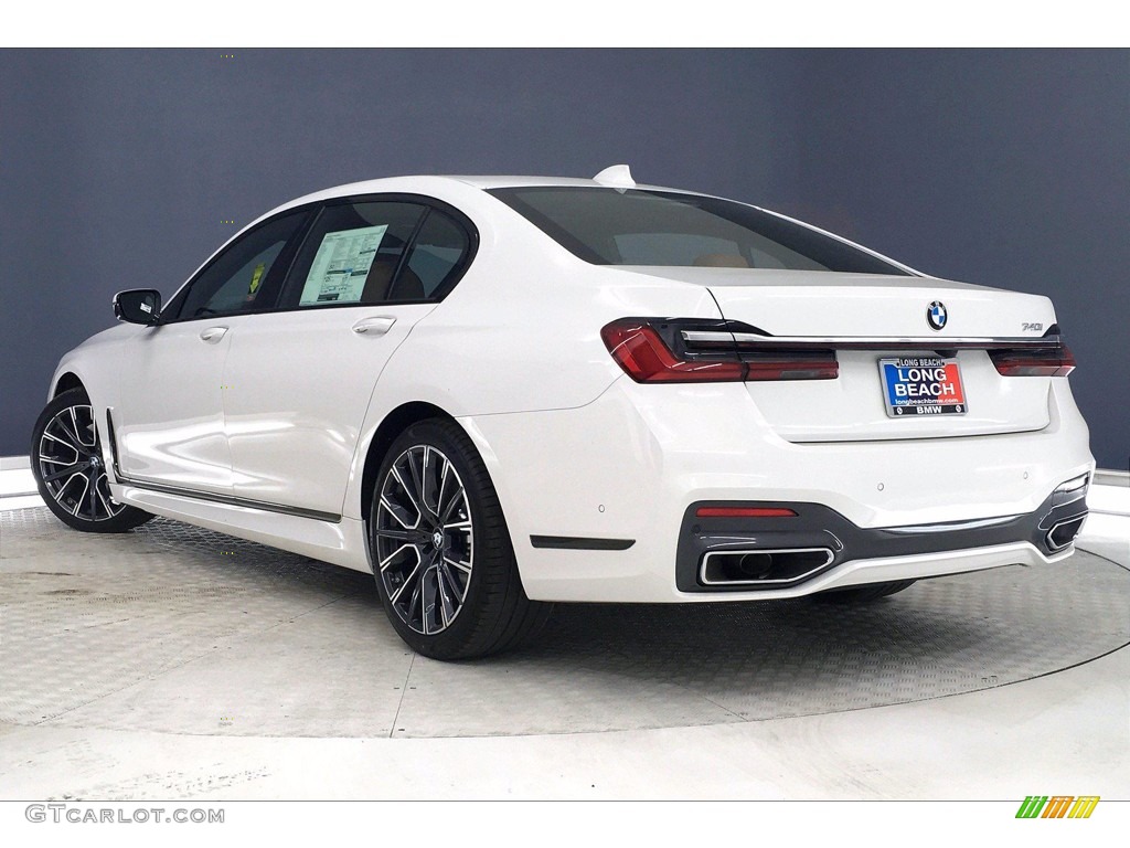 2021 7 Series 740i Sedan - Alpine White / Cognac photo #3