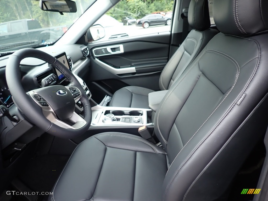 Ebony Interior 2020 Ford Explorer XLT 4WD Photo #139581690