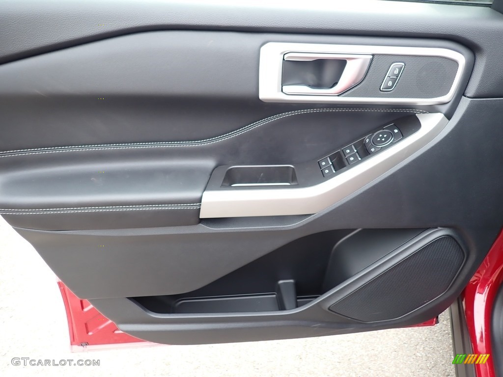 2020 Ford Explorer XLT 4WD Ebony Door Panel Photo #139581711
